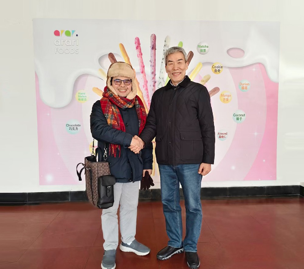 The VSK customer from Vietnam is visiting